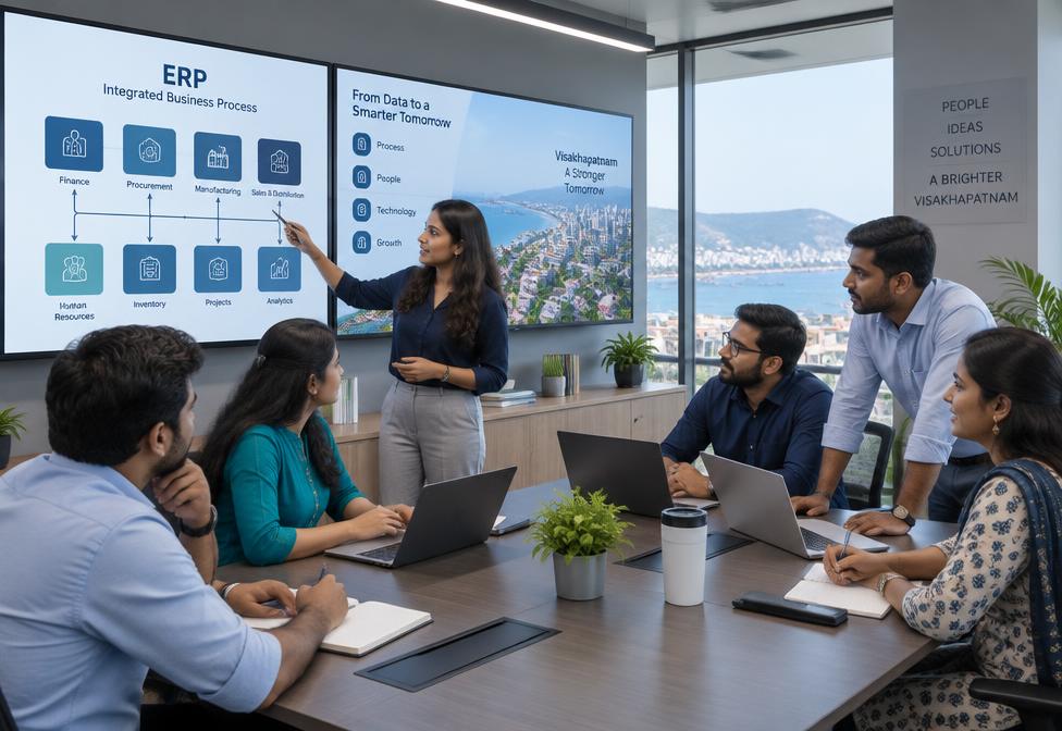 Mascorp technology team collaborating on ERP workflows